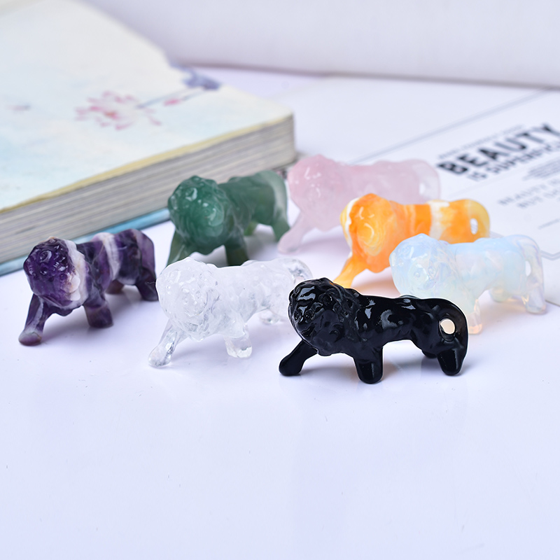 Singa Obsidian kristal alami.  - Lion Stationery & Office Supply(Kunshan)Co.Ltd ulasan dan harga