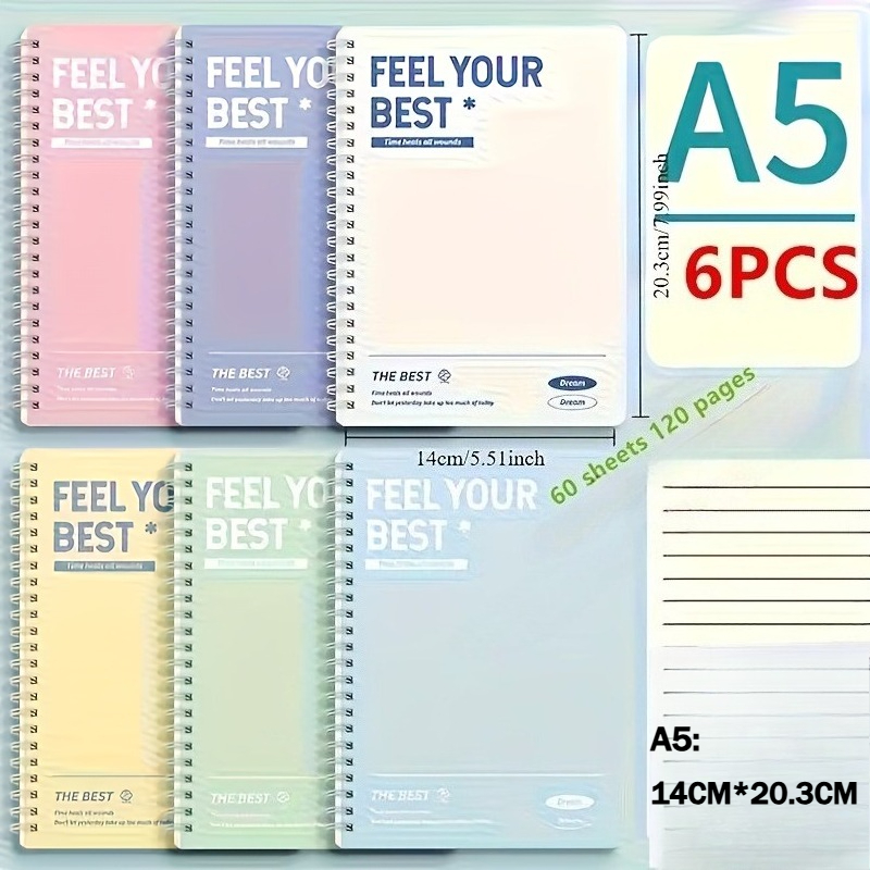 6 Buah Buku Catatan Spiral, Bu - Graph Paper Pad ulasan dan harga