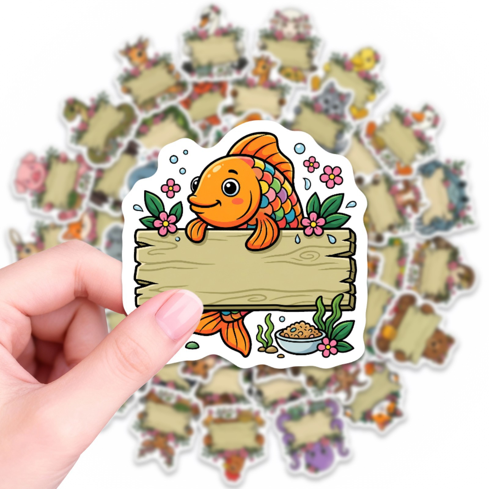 50/100 Buah Stiker Hewan Hutan - Paper Deal Stationery & Office Supply ulasan dan harga